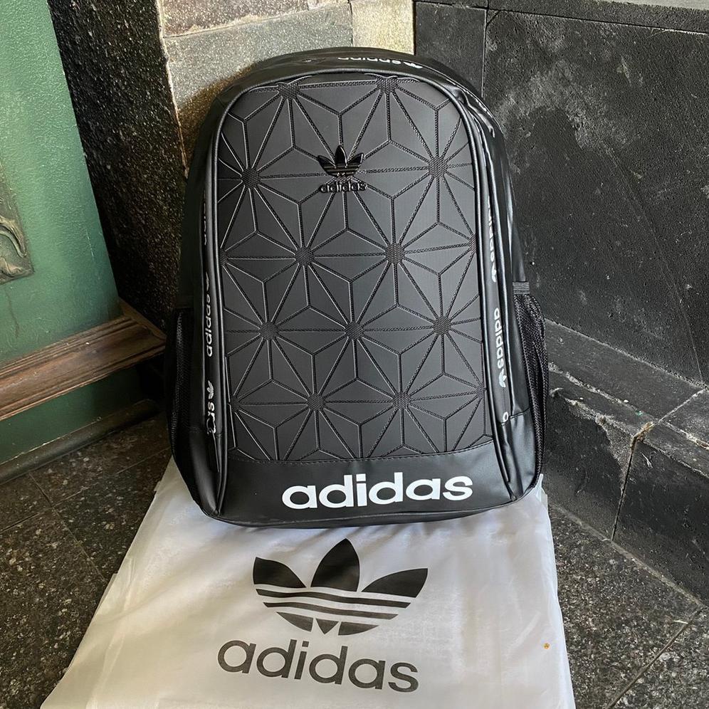 TAS RANSEL ADIDAS / ADIDAS BACKPACK ORIGINAL OLD PATTERN BLACK / TAS PRIA / TAS WANITA Best Seller