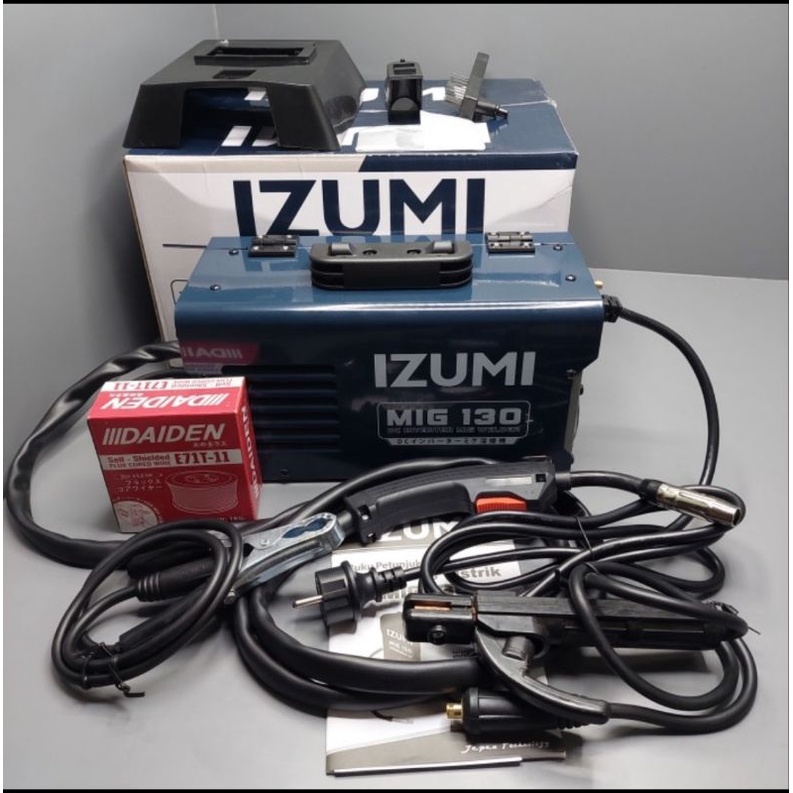 Mesin las Izumi mig 130 Mig130 MMA TIG Flux Mig co tanpa gas