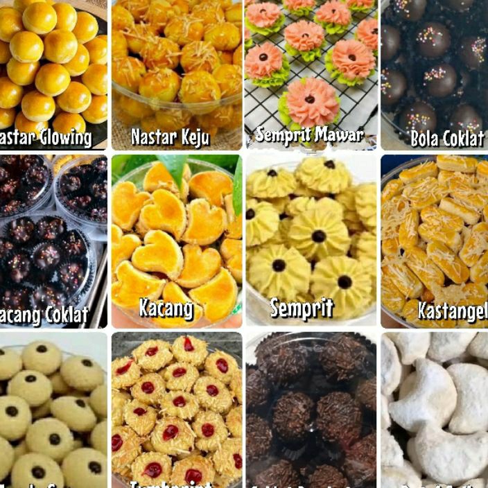 

PROMO HARI INI Kue Kering Lebaran/Nastar/Semprit/Bola Coklat/Kacang/Rambutan Coklat/Kastangel/Monde Susu/Thumprint/Coklat Kacang/Putri Salju isi 500g/Kemasan Toples Bulat/ Kemasan 500g grosir