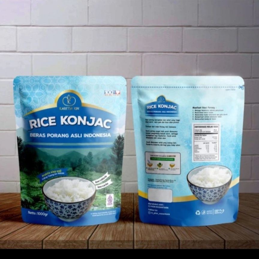 

Produk Terkini.. Beras/Nasi Porang Instan/Praktis | Kareta'Kin 1kg Z0K