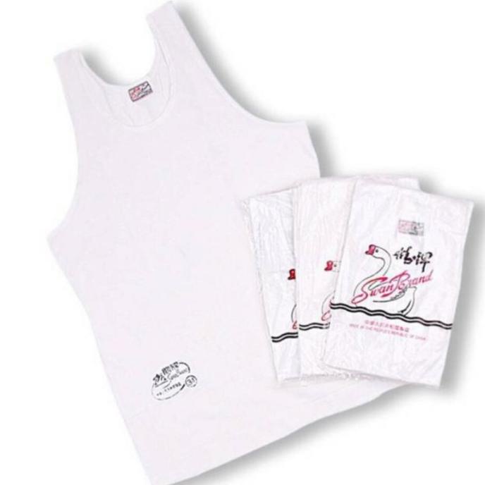 Grosir Kaos Dalam Pria Swan / Singlet Putih / Kaos Pria / Daleman
