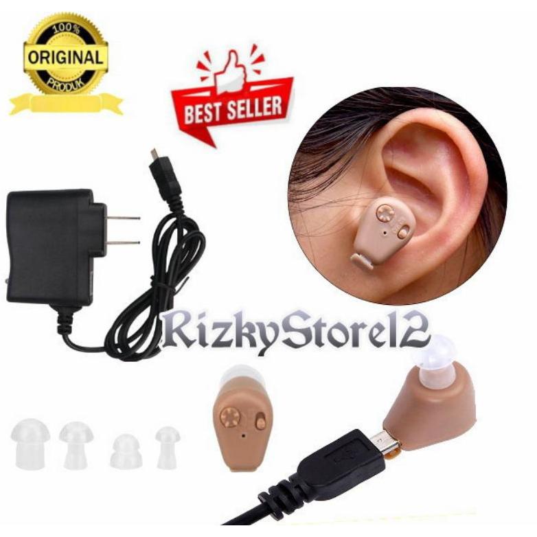 New Alat Bantu Dengar Cas Charger Pendengaran Telinga Orang Tua Hearing