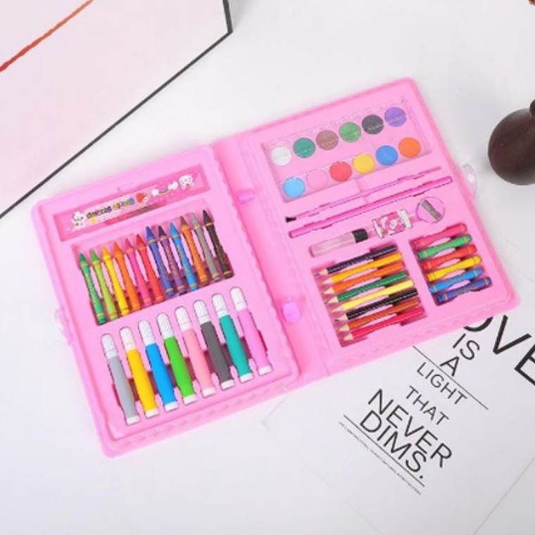 

crayon set 68pcs/alat mewarnai anak/atk/alat melukis anak free serutan free kuas –CHN.22Jn23ν