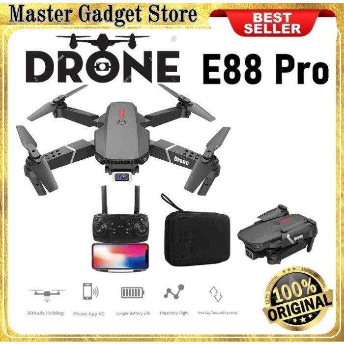 Drokam Drone E88 4K Camera Drone Kamera E88 Pro Dual Camera Mini Drone