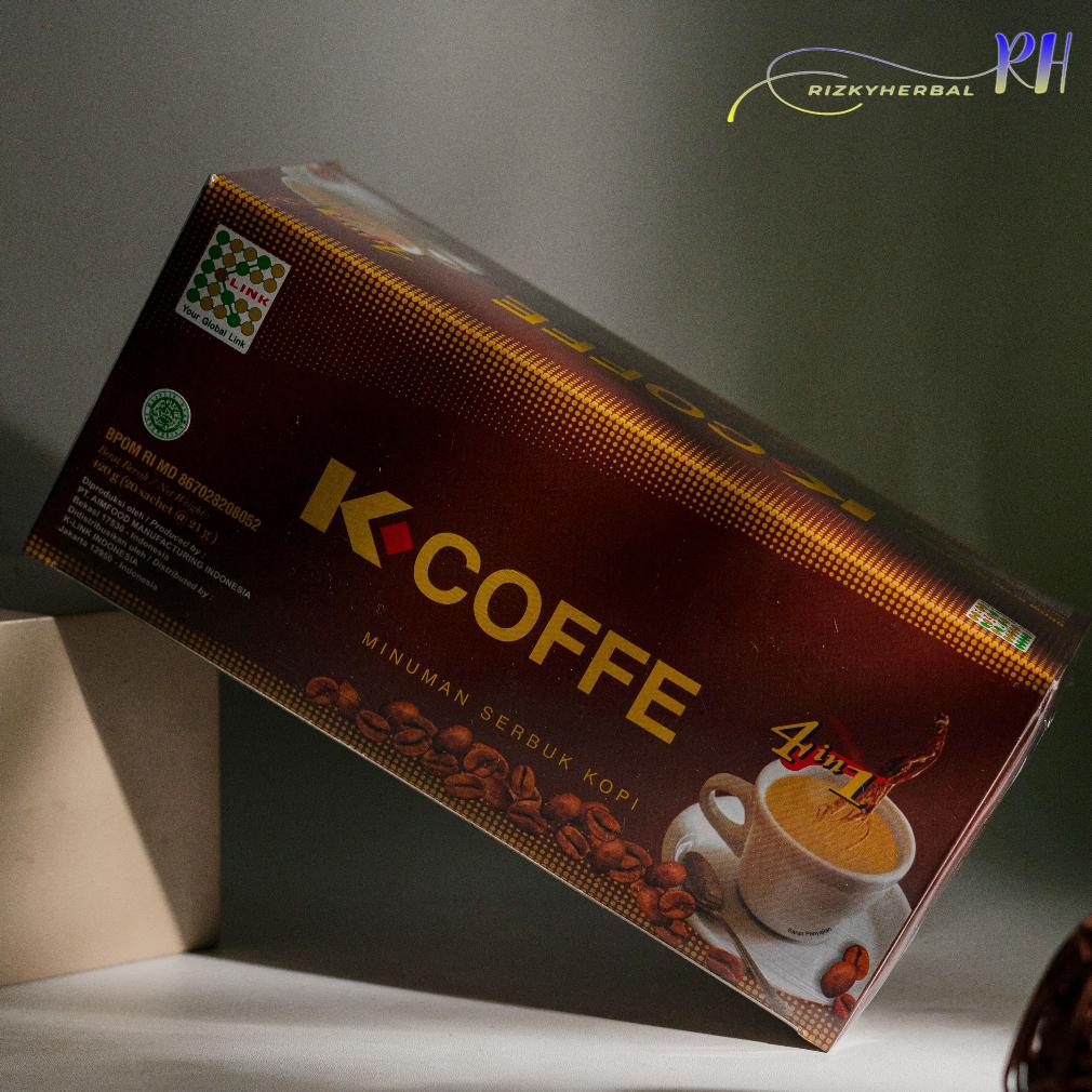 

K Coffe 4 In 1 | Kopi Ginseng 4 In 1 Original K Link Isi 20 Sachet
