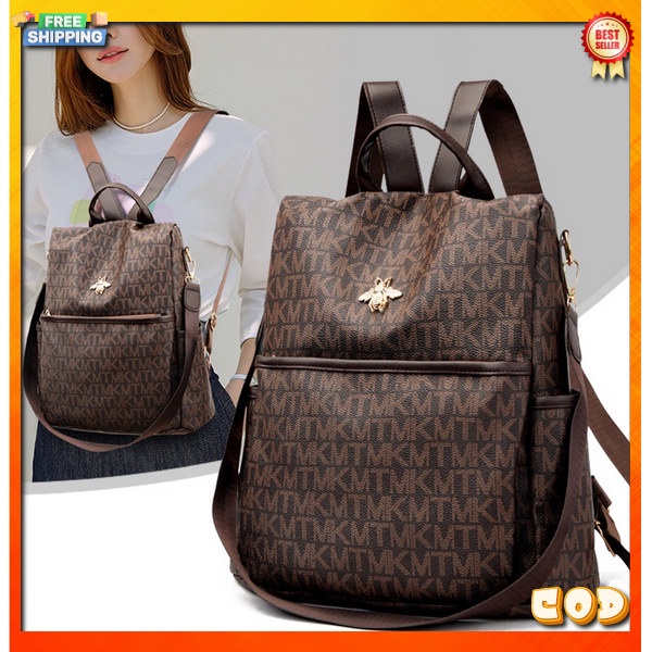 Tas Wanita Laptop Ransel Fashion Korean Tsa Dewasa Hengout Bestseller Backpack Waita Multi Fungsi Ta
