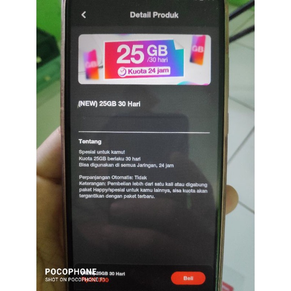 Kartu Tri 25GB 30K FULL 24JAM