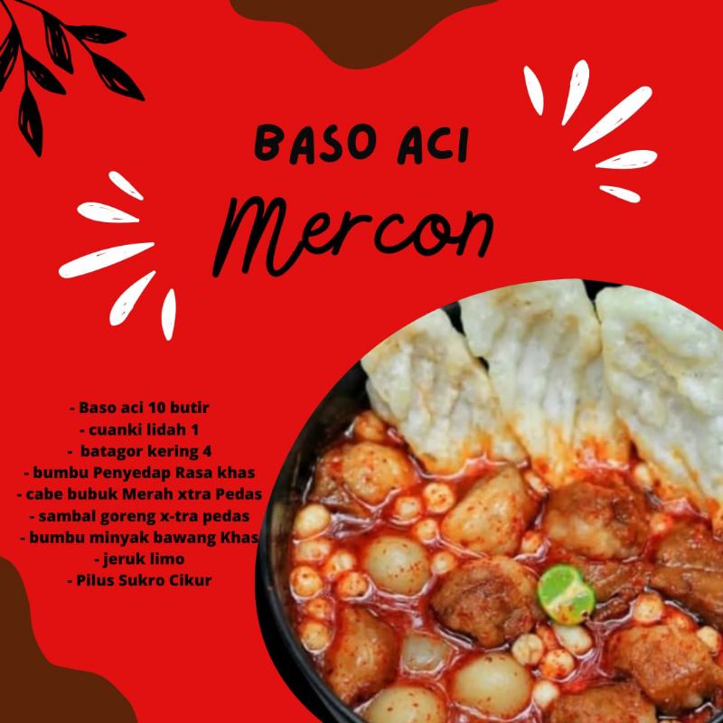 

[Baci] Baso aci mercon murah pedas nagih