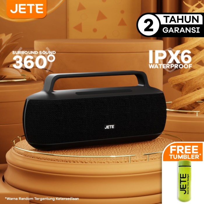 JETE Speaker Bluetooth Portable S8 - Surround Sound Deep Bass IPX6