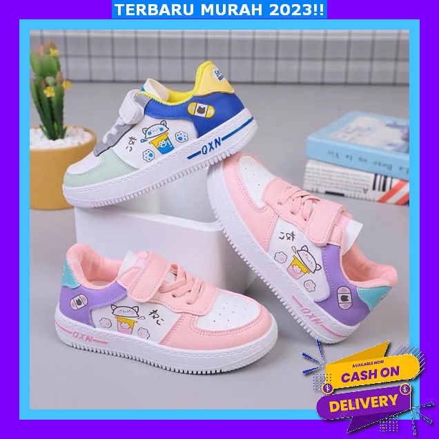 Sepatu Anak Nb  Laki Laki Perempuan Sd Tk Usia 1 2 3 4 5 6 Tahun Terbaru Kekinian Grade Ori 100% Sep
