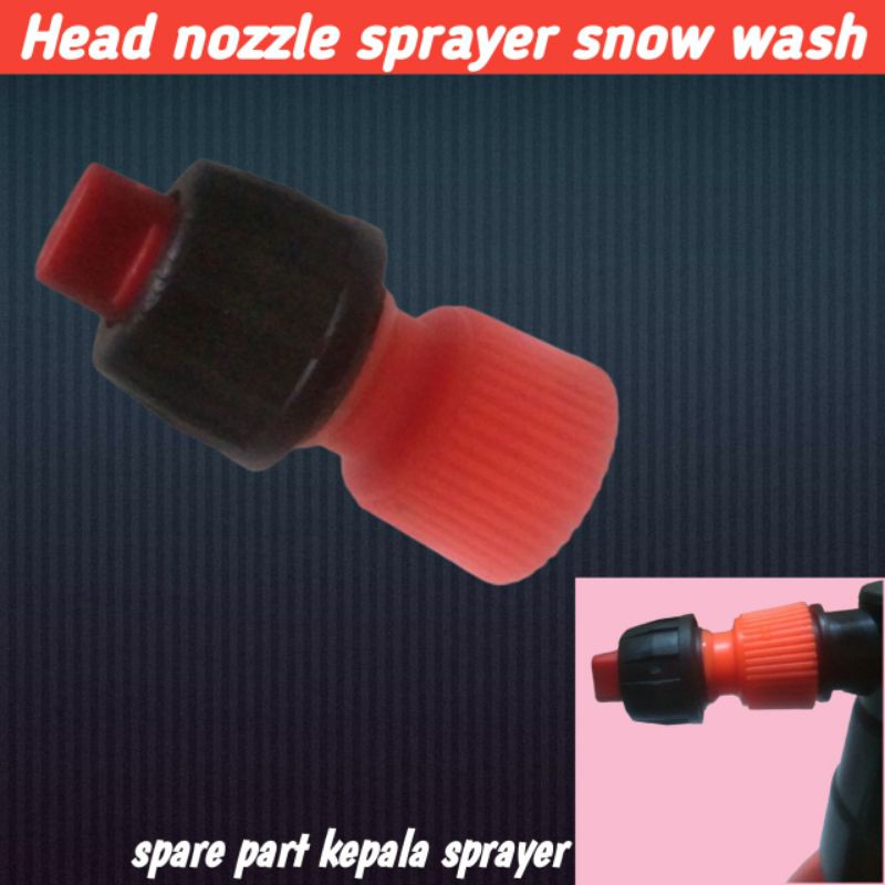NOZZLE SPRAYER SNOW WASH/NOZZLE SEMPROTAN/KEPALA SEMPROTAN CUCI SALJU