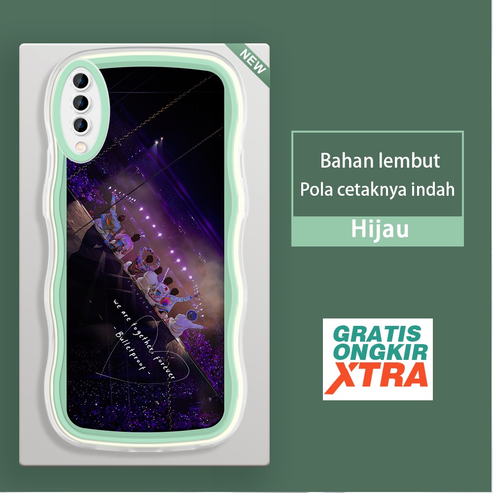 Mulia Samsung A30 A30s A31 32 A20 A20S A21S A22 A23 5G Casing Ponsel    Konser BTS BT21 Korea  warna