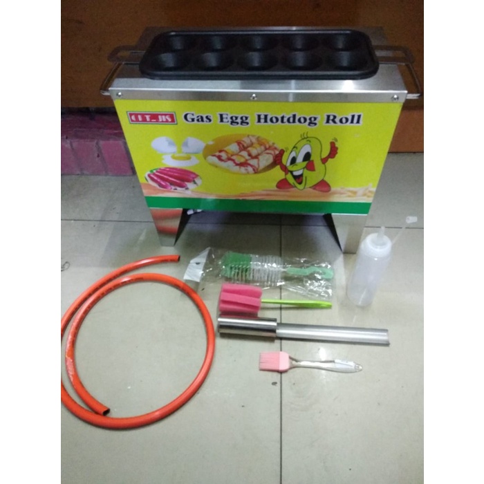 Best Seller Egg Roll Master/Pencetak,Pembuat Sosis Telur Gas 10 Lubang/Sostel Gas