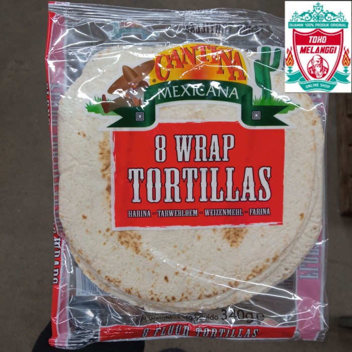 

Cantina Mexicana 8 Wrap Tortillas 340 Gr Kulit Tortilla Wraps Flour
