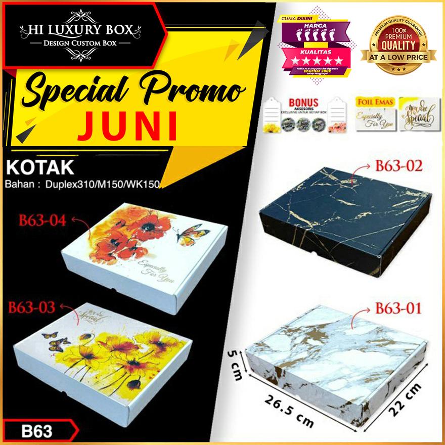 

Terbaru KOTAK KUE|KADO|HAMPERS|CAKE|SERBAGUNA|DUS|BOX|PACKAGING|B63
