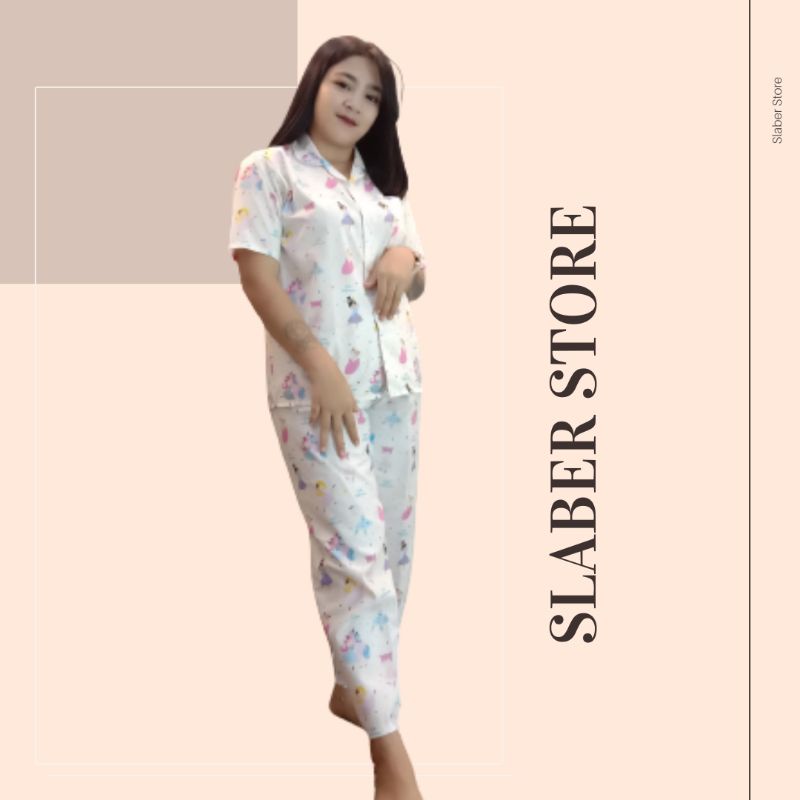 Baju Tidur Wanita Dewasa Piyama Set Kekinian Model Kemeja