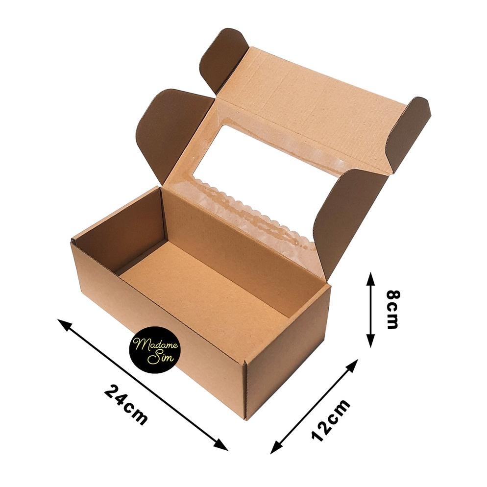 

Terbaru KOTAK KUE - CAKE BOX - DUS BOLU 24x12x8 - MS- (ISI : 10 PCS)
