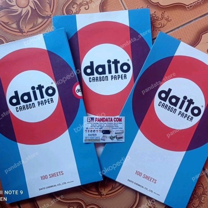 

kertas KARBON DAITO Folio hitam isi 100 lembar MURAH
