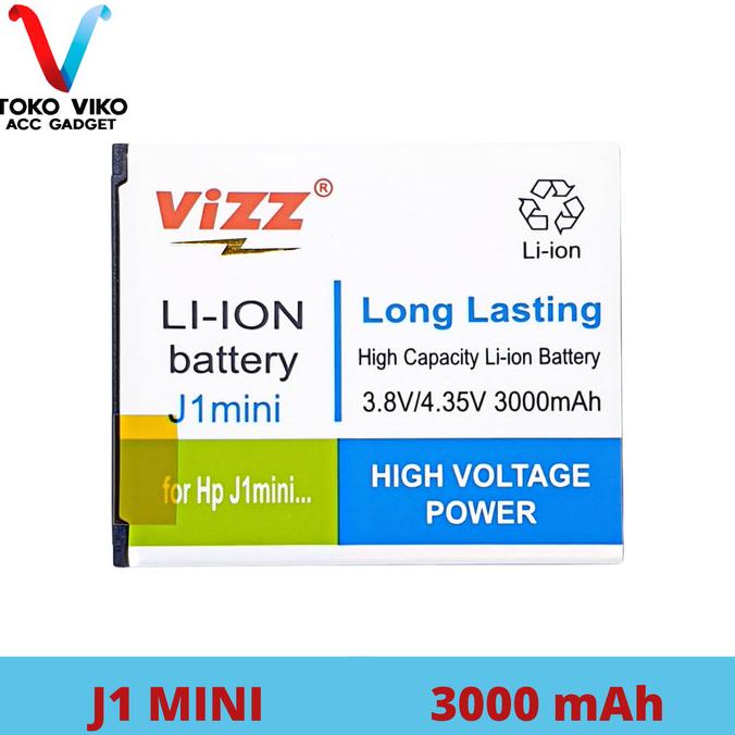 Baterai Vizz DOuble Power samsung J1 MINI