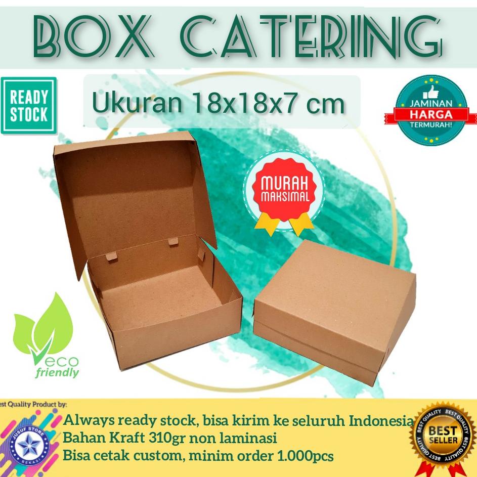 

7.7 DUS CATERING POLOS Ukuran 18*18*8 cm 1 pack isi 50pcs