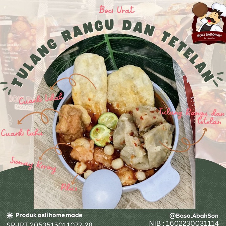 

COD✔️ Boci Sapi Abah Son || BOCI SAPI TETELAN DAN TULANG RANGU (COD✅) || MAKANAN INSTAN MURAH ENAK DAN HALAL