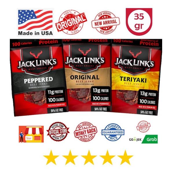 

Promo Jack s Beef Jerky Dendeng Sapi - 35 gram - USA/Amerika