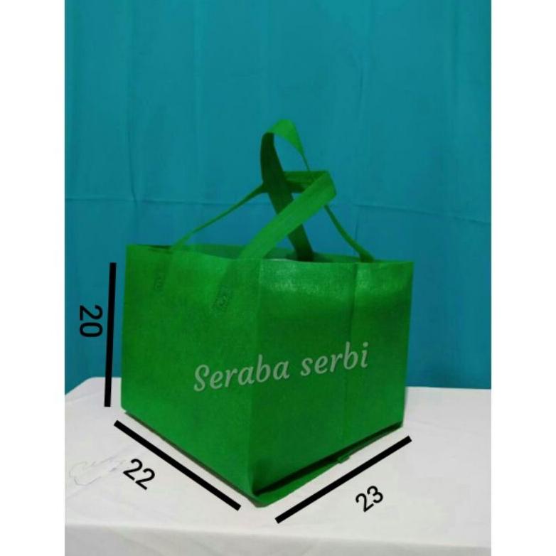 

Promo tas spunbond box 22x22