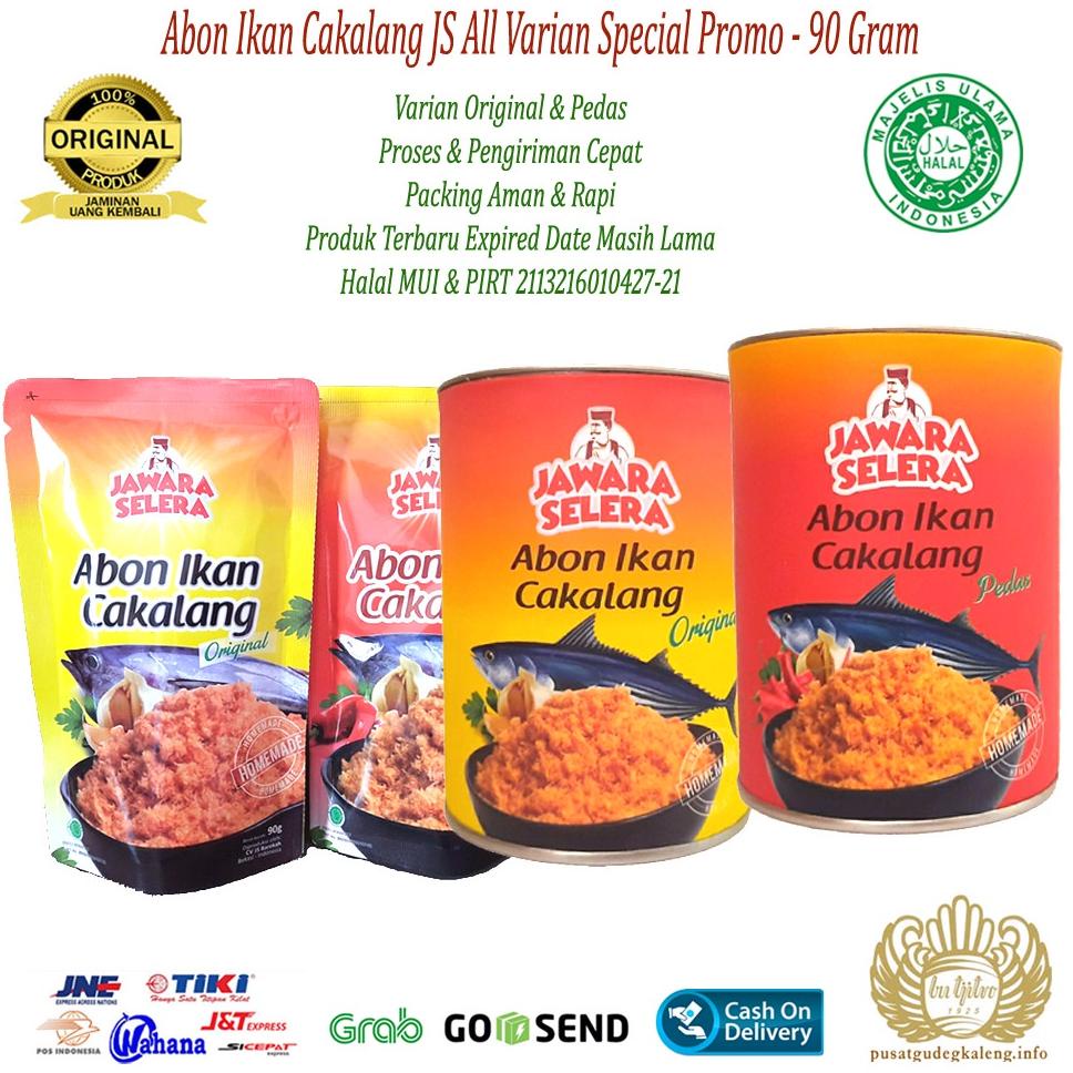 

Terbaru Abon Ikan Cakalang Jawara Selera All Varian Special Promo - 90Gram