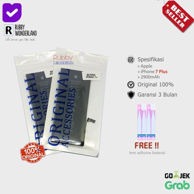 Original 100% Apple iPhone 7 Plus Battery - Batre - Baterai
