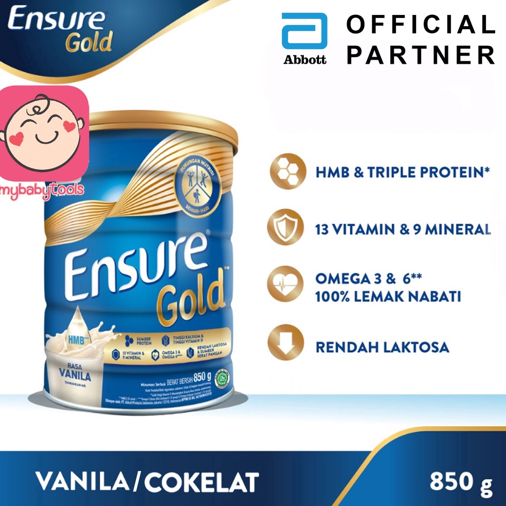 

Terbaru ENSURE GOLD VANILA COKLAT GANDUM 900 GRAM 850GR 380GR 150GR 48