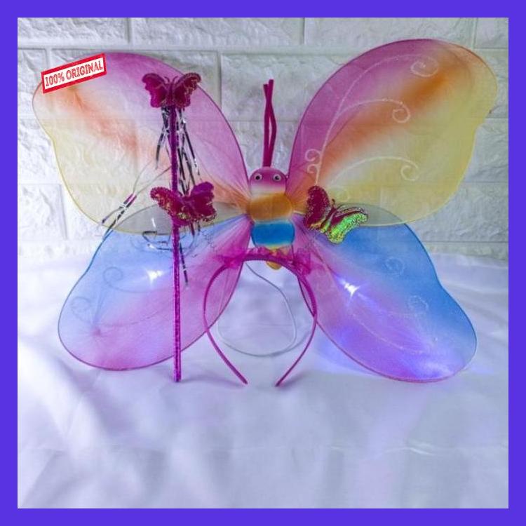 Sayap mainan kupu kupu sayap peri led