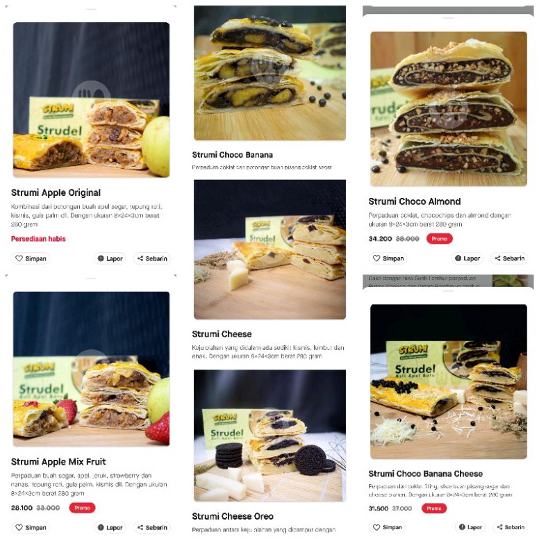 

Model terkini Strumi ( Strudel Mini) JCP