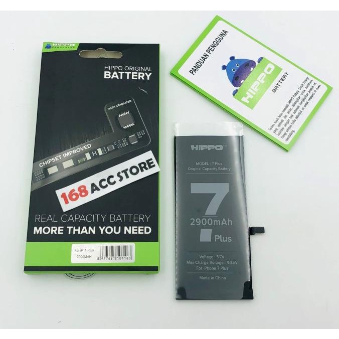 BATERAI IPHONE 7 PLUS / BATERAI DOUBLE POWER IPHONE 7 PLUS HIPPO