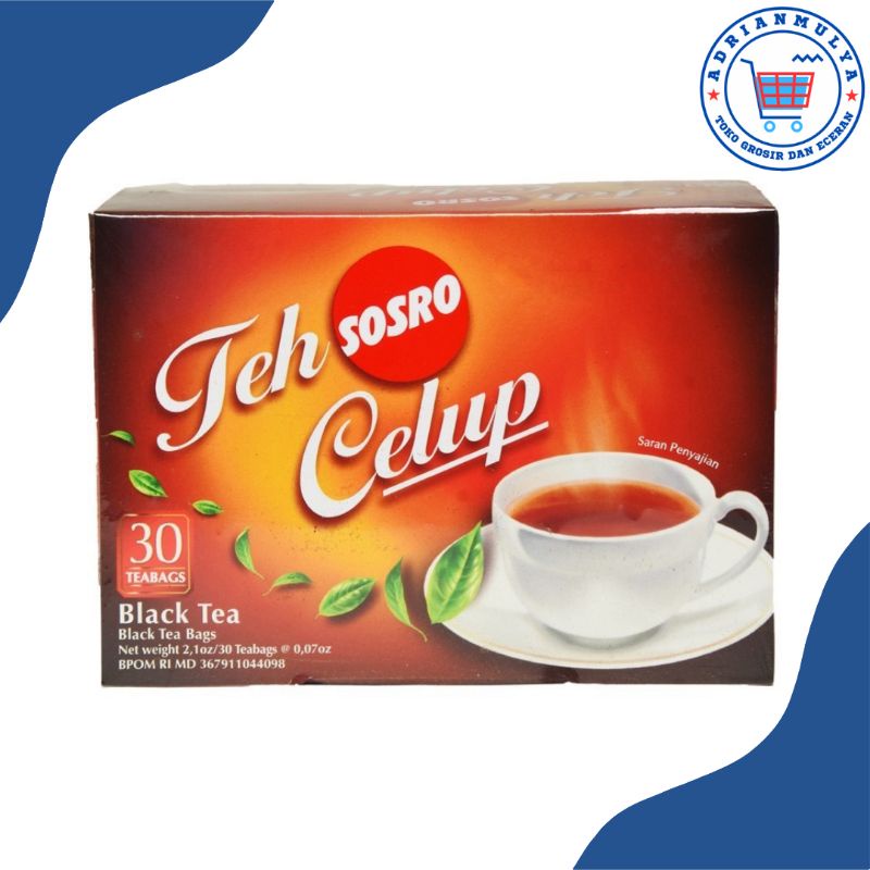 

Teh Celup Sosro Asli isi 30 pcs