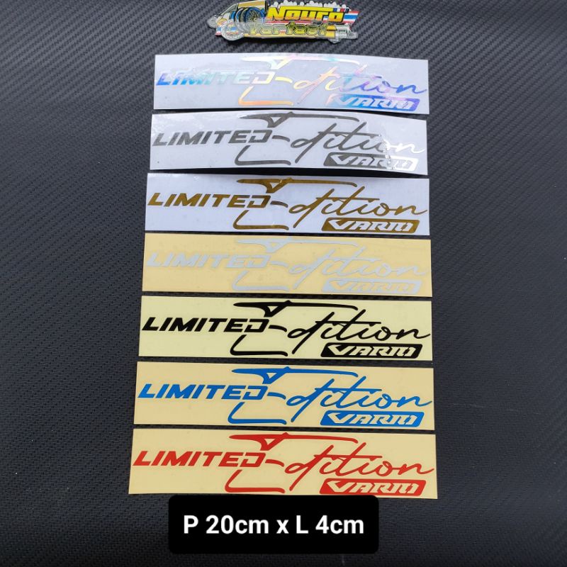 Stiker cutting Vario limited edition