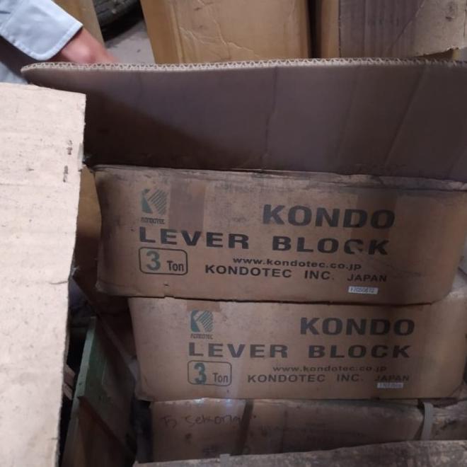 Katrol Lever Block Chain Hoist 3 Ton X 1,5 Meter Kondo