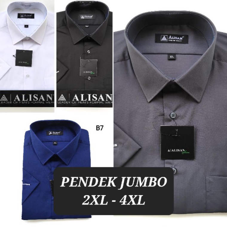 Rekomendasi. KEMEJA ALISAN LENGAN PENDEK JUMBO BIG SIZE