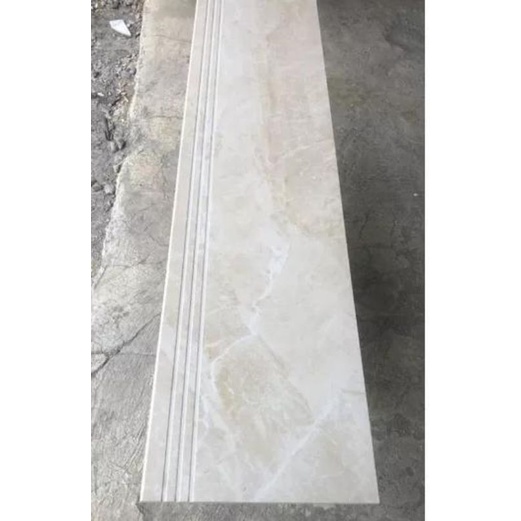 Stepnosing Granit Tangga motif MARMER VOZA CREAM 30X60,20X60