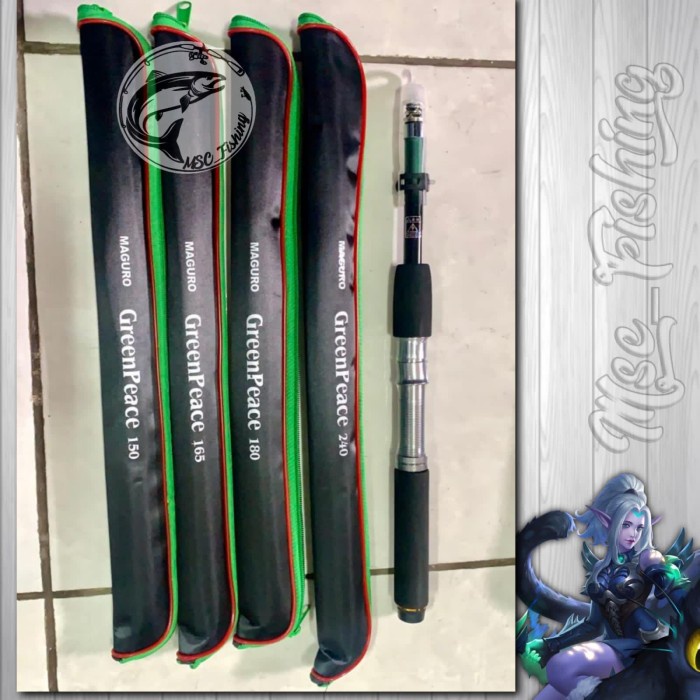 Joran Antena Maguro Green Peace 15, 165, 1, , 24, 27