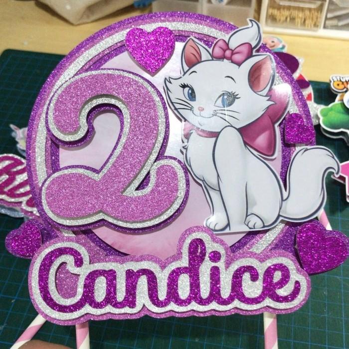 Cake Topper 3D Marie The Cat