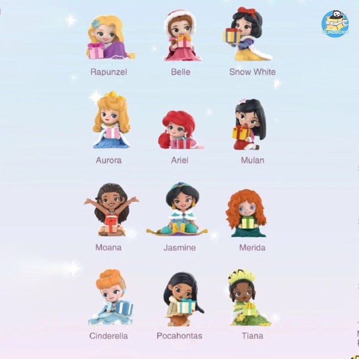 HOT SALE POP MART - DISNEY PRINCESS WINTER SERIES - 1 SET ISI 12PCS (SEALED) TERMURAH