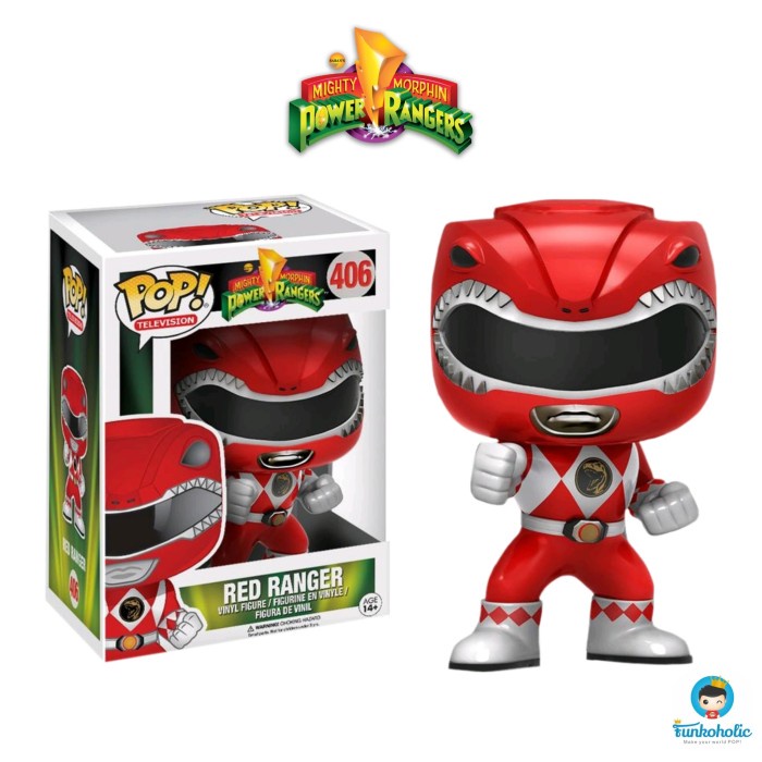Funko Funko Pop Television Power Rangers (Action Pose) - Red Ranger #406