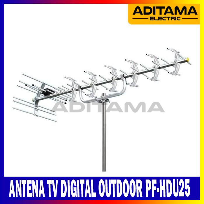 Antena Tv Digital Outdoor Pf Digital Hdu-25/ Pf Antenna Yagi Hd-U25