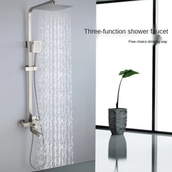 Setshow Shower Tiang Carlo Fiotini Mixer Sus 304