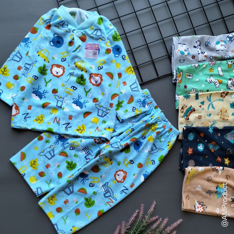 setelan piyama premium bayi 3-36 bulan