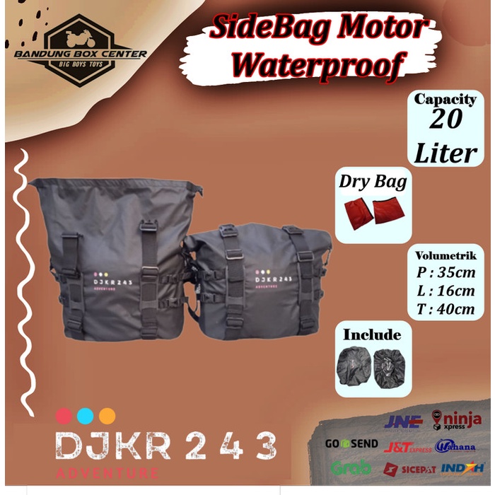 Sidebag Motor Tas Samping Motor Side Bag Tas Motor Waterproof Anti Air