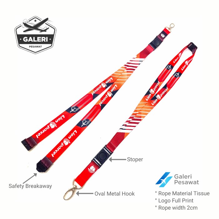 

Terlaris Lanyard / Gantungan Id Card Lion Parcel