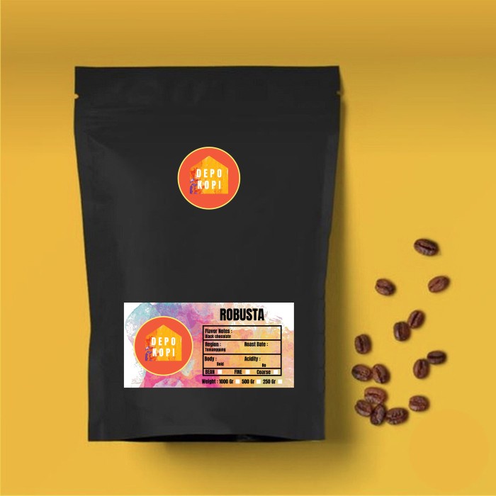 

Kopi Robusta Temanggung 1Kg - Espresso - Kopi Susu Ter