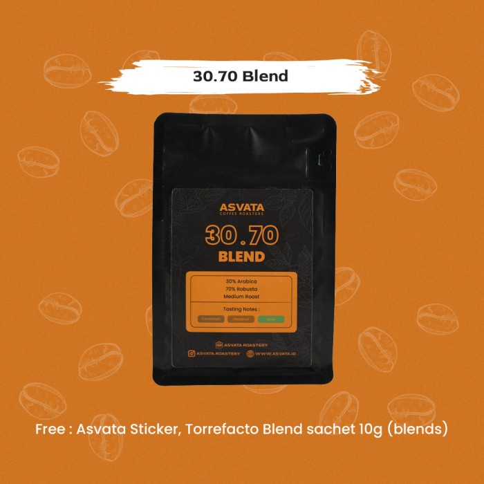 

Biji Kopi 1 Kg 30.70 Arabica Robusta Roasted Beans Kopi Susu Grosir