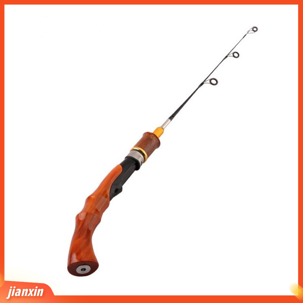 [Jianxin] 30/40/50cm Es Pancing Kerapatan Tinggi Dikuat Roda Kursi Portabel Pegangan Nyaman Bentuk Tekuk Manusia Memancing Anti Patah Outdoor Angling Winter Fishing Pole